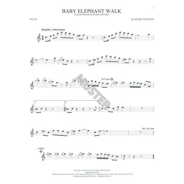 Hal Leonard 101 Movie Hits For Flute