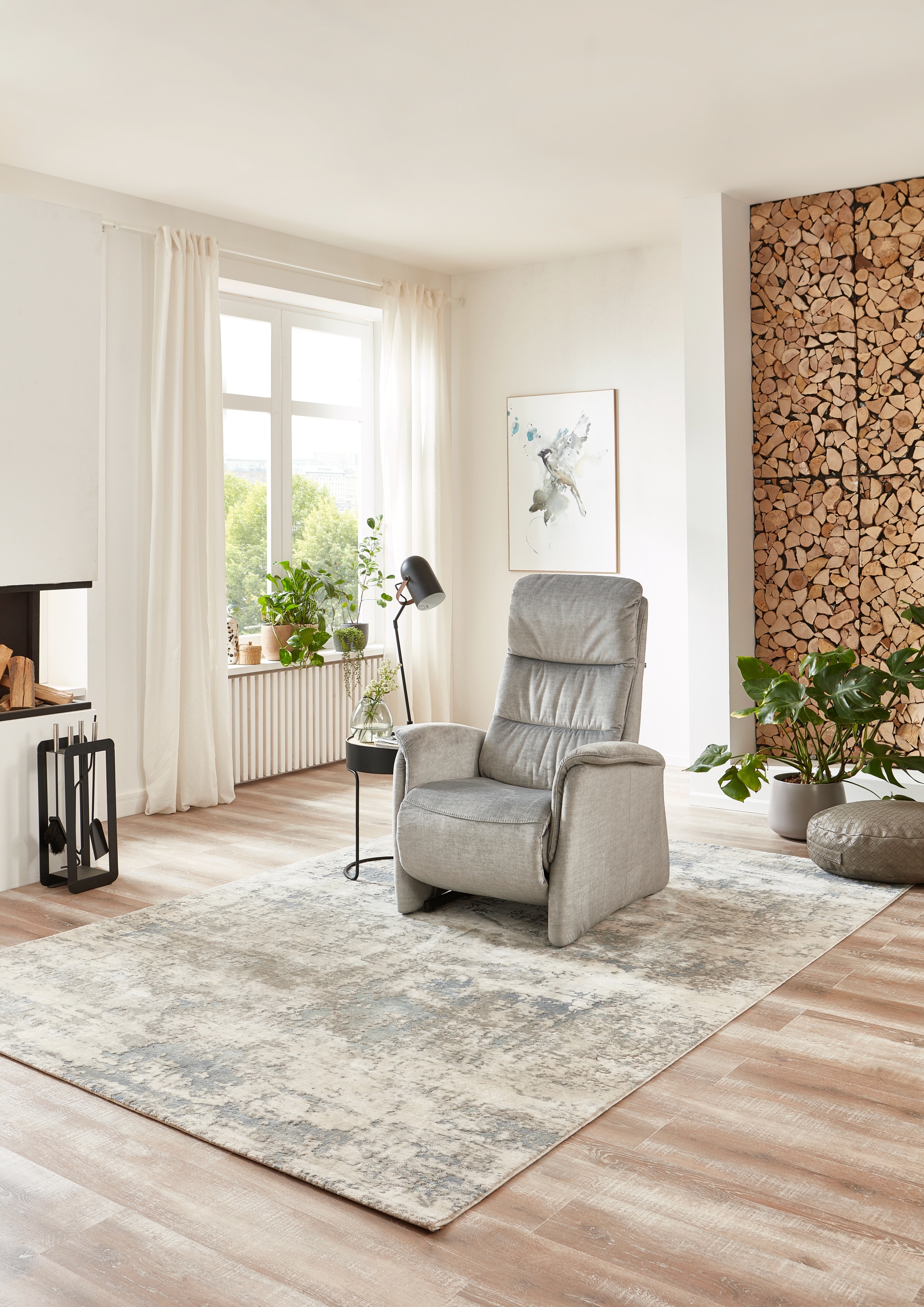 MONDO Relaxsessel CASIO RELAX silvergrau