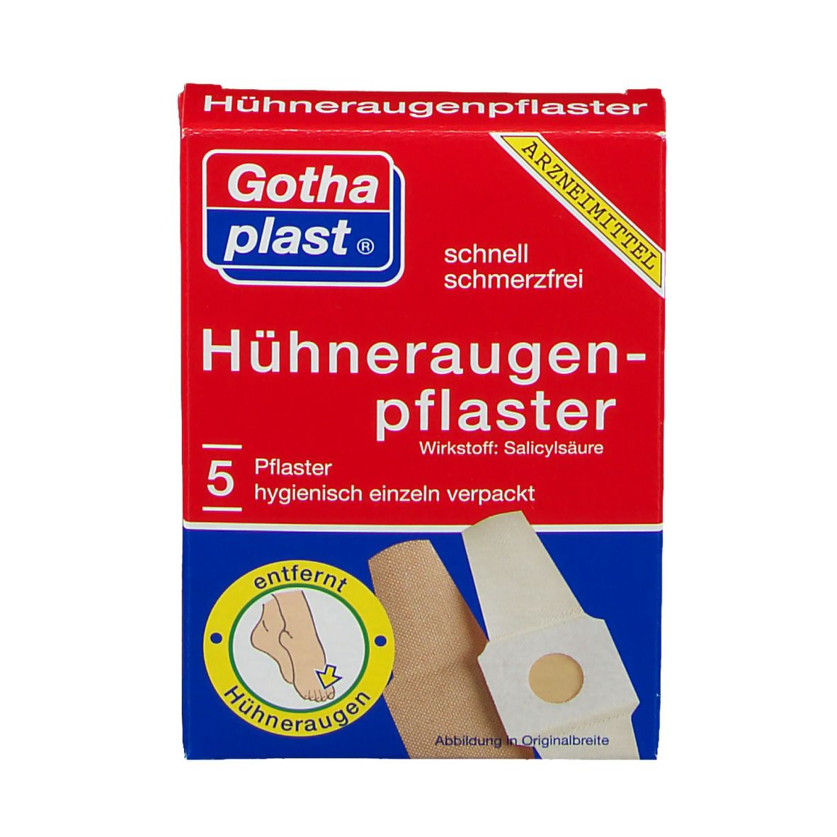 GothaPlast® Hühneraugenpflaster 2 cm x 6 cm