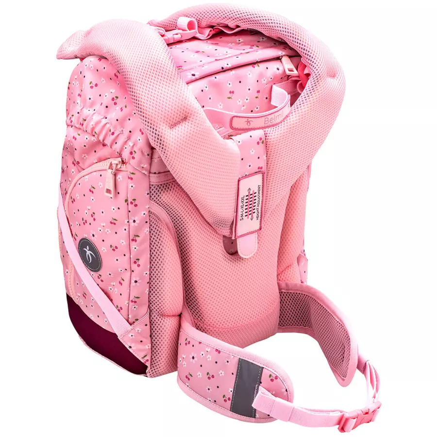 Belmil Schulranzen Premium Comfy Plus Set 6-teilig Cherry Blossom