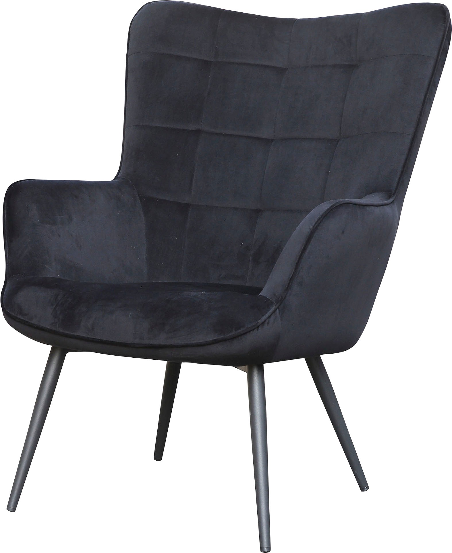 byLIVING Sessel »Uta« 1 Stk. tlg. wahlweise mit oder ohne Hocker, in Cord, Samt oder Webstoff