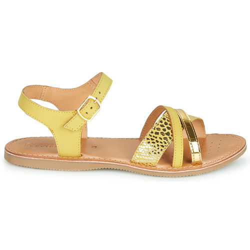 Geox - J SANDAL EOLIE GIRL - Jaune / Doré