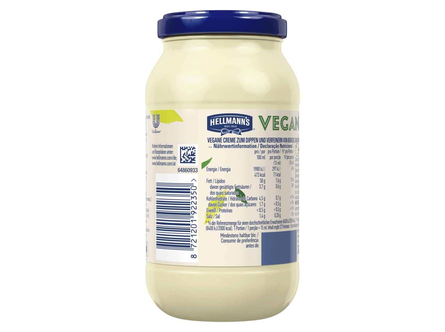 MAIONESE VEGAN HELLMANN'S 330G