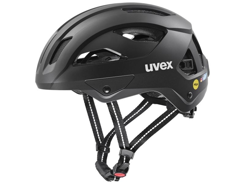 uvex Helm City Stride MIPS Hiplok Black Mat, 59 - 61 Velohelm