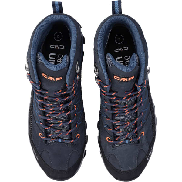 Chaussure de randonnée mid CMP RIGEL MID WP B.BLUE FLASH ORANGE