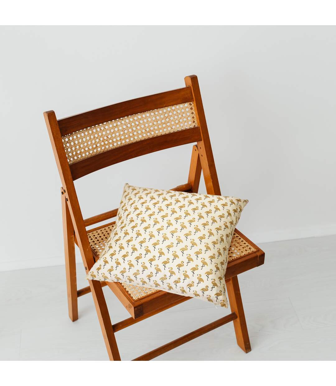 Housse de coussin 60x60 cm FLAMINGO Or