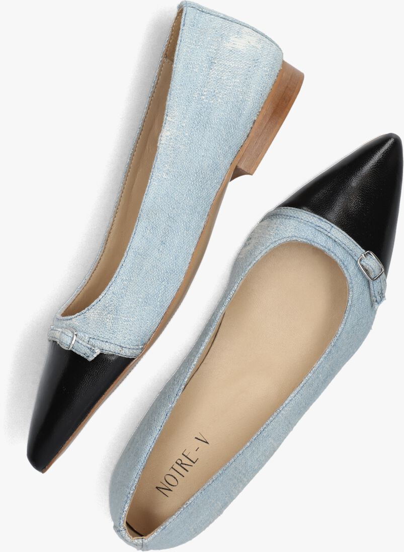 NOTRE-V lichtblauwe notre-v loafers vk1011