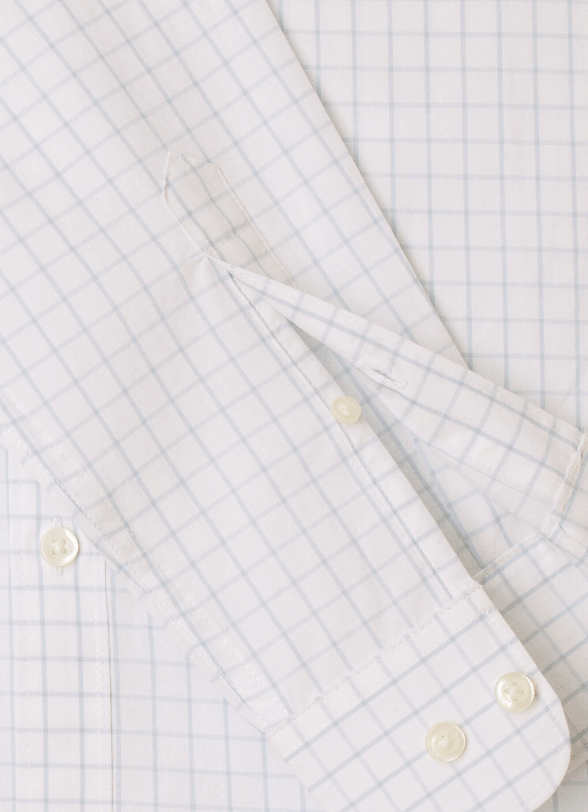 CAMISA POPELÍN LARRY FIT SLIM - bleach blue
