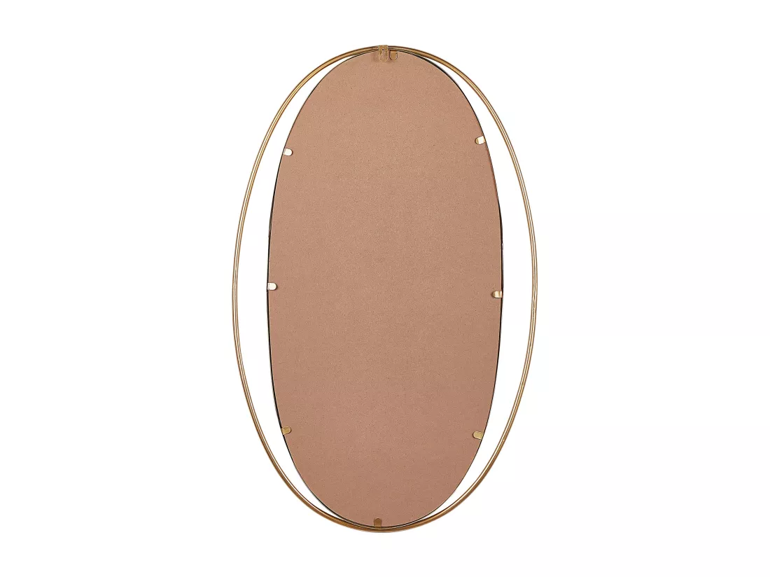 Miroir BESSON 55 cm 90 cm Métal Doré