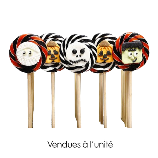 Sucette Halloween, 5 modèles différents