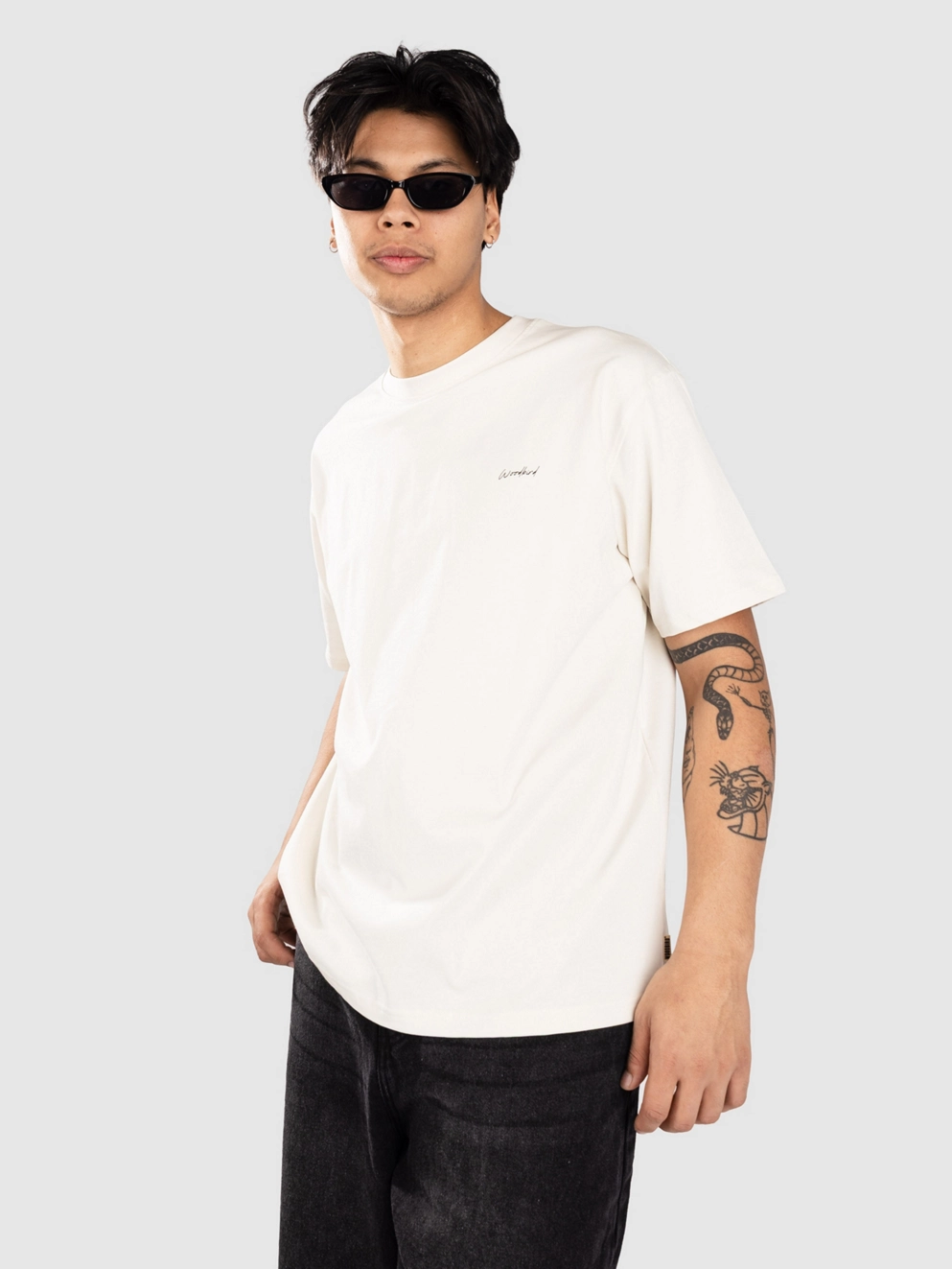 Woodbird WBBaine Pose T-Shirt off white