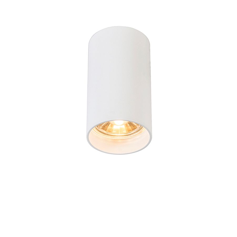Moderne opbouwspot wit 5,5cm GU10 50mm - Tuba