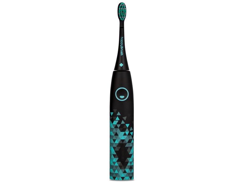 happybrush Schallzahnbürste ECO V3 Schwarz Elektrische Zahnbürste