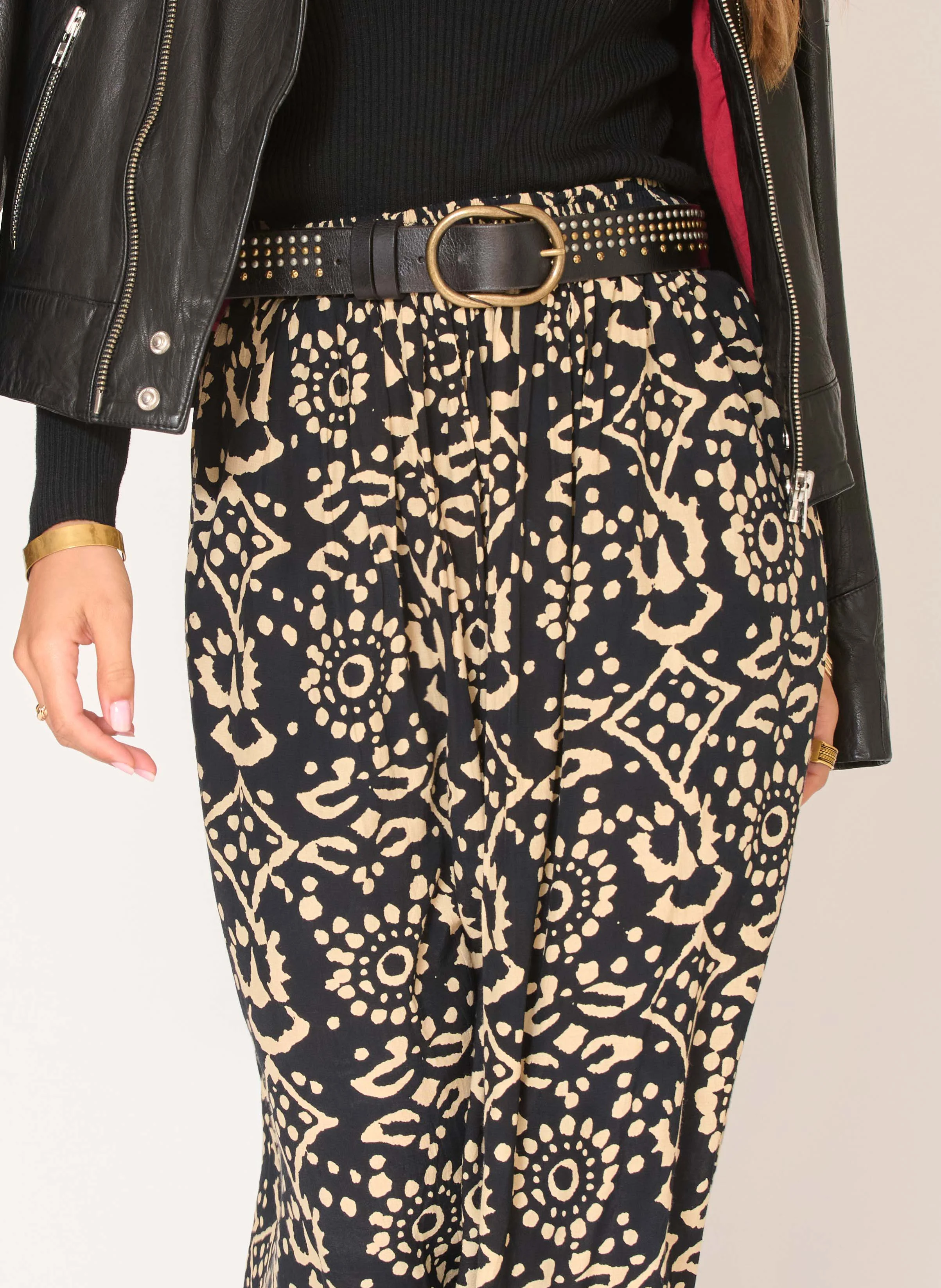 DWAYNE - Ceinture en cuir | Noir