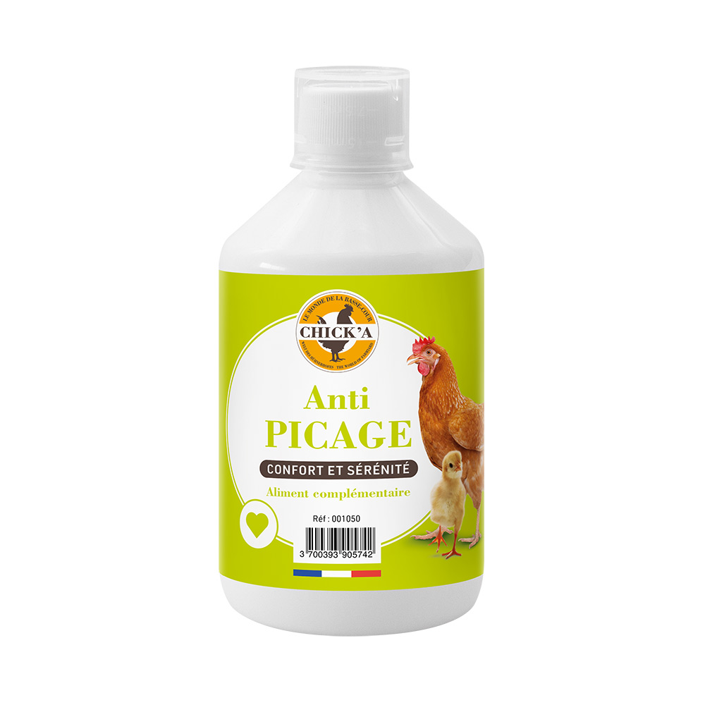 Aliment diététique complémentaire anti-picage picage