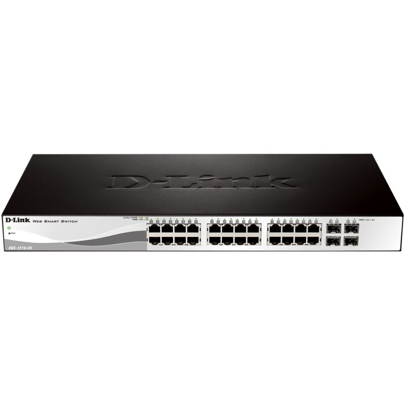 D-Link DGS-1210-28 Géré L2/L2+ 1U Noir