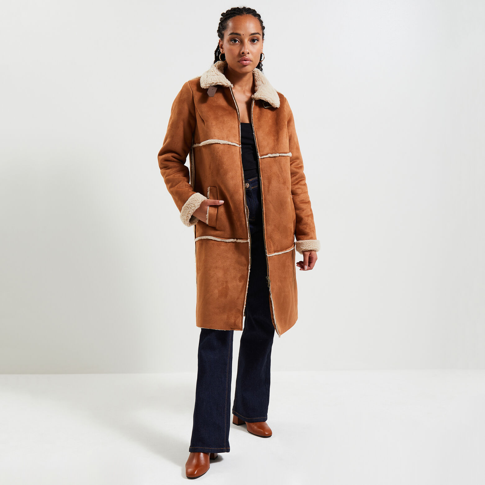 Manteau long femme