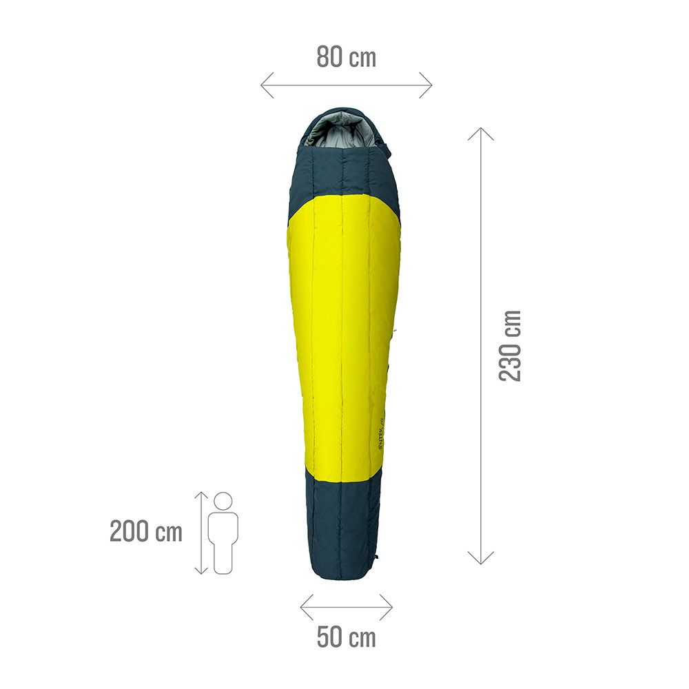 Millet SYNTHEK +5°C LONG - Sac de couchage dark orion/wild lime