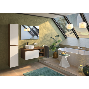 Atlantic by Allibert kolomkast Lia hout en wit