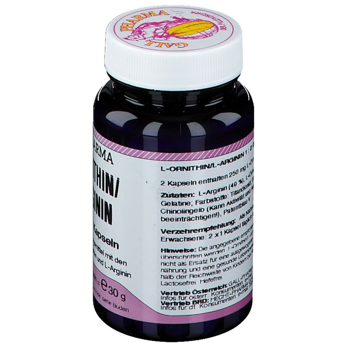 GALL PHARMA L-Ornithin/L-Arginin 1:2 GPH Kapseln