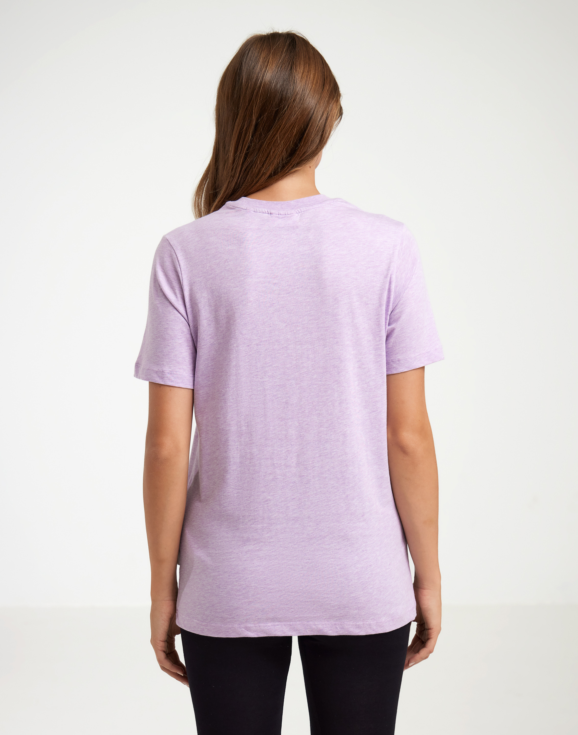 T-shirt van katoen voor dames in Lichtgrijs