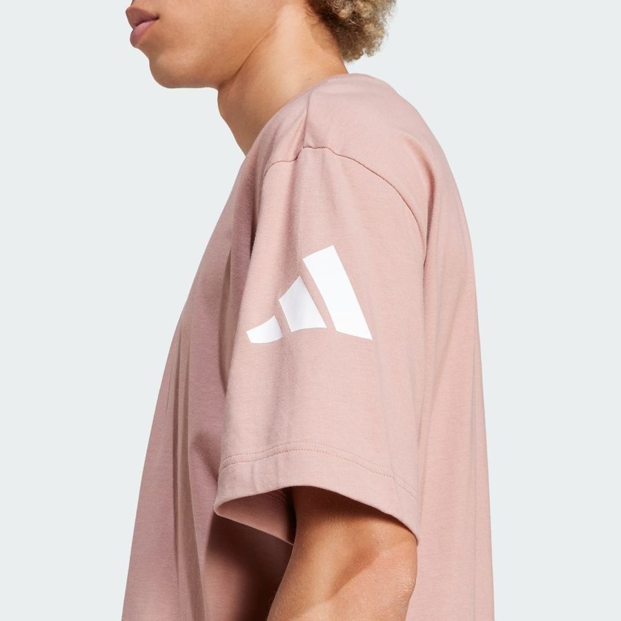 Adidas Essentials Loose Fit 3 Bar Logo Tee
