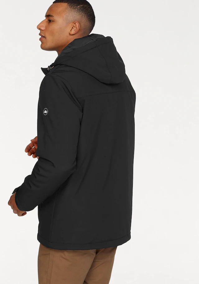 Polarino Winterjacke mit Kapuze atmungsaktiv,  wasserabweisend,  winddicht