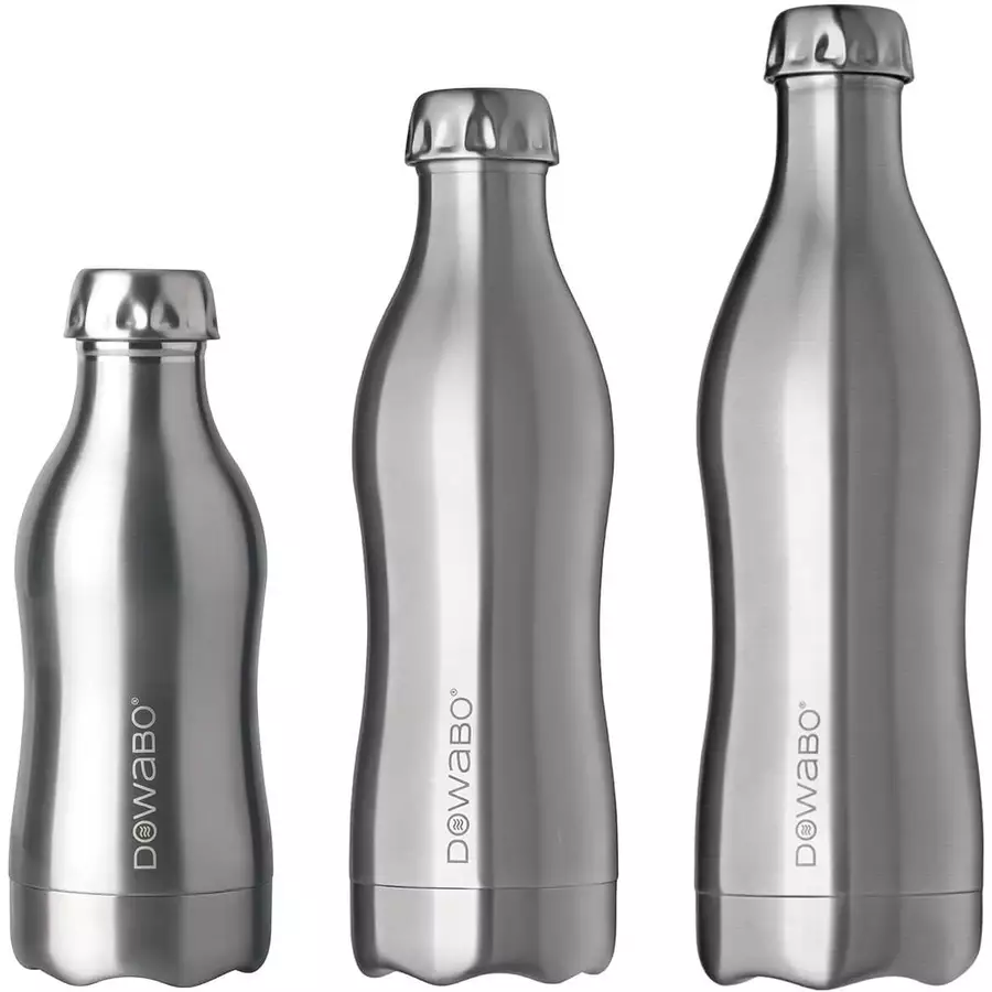 Dowabo Isolierflasche Dowabo Pure Steel