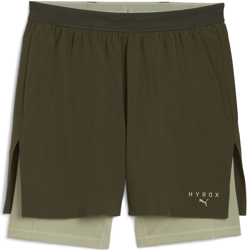 PUMA x HYROX 2-in-1-trainingsshort voor Heren, Maat S