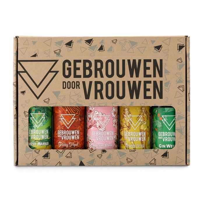 Gebrouwen door vrouwen | Bierpakket | 5x33cl