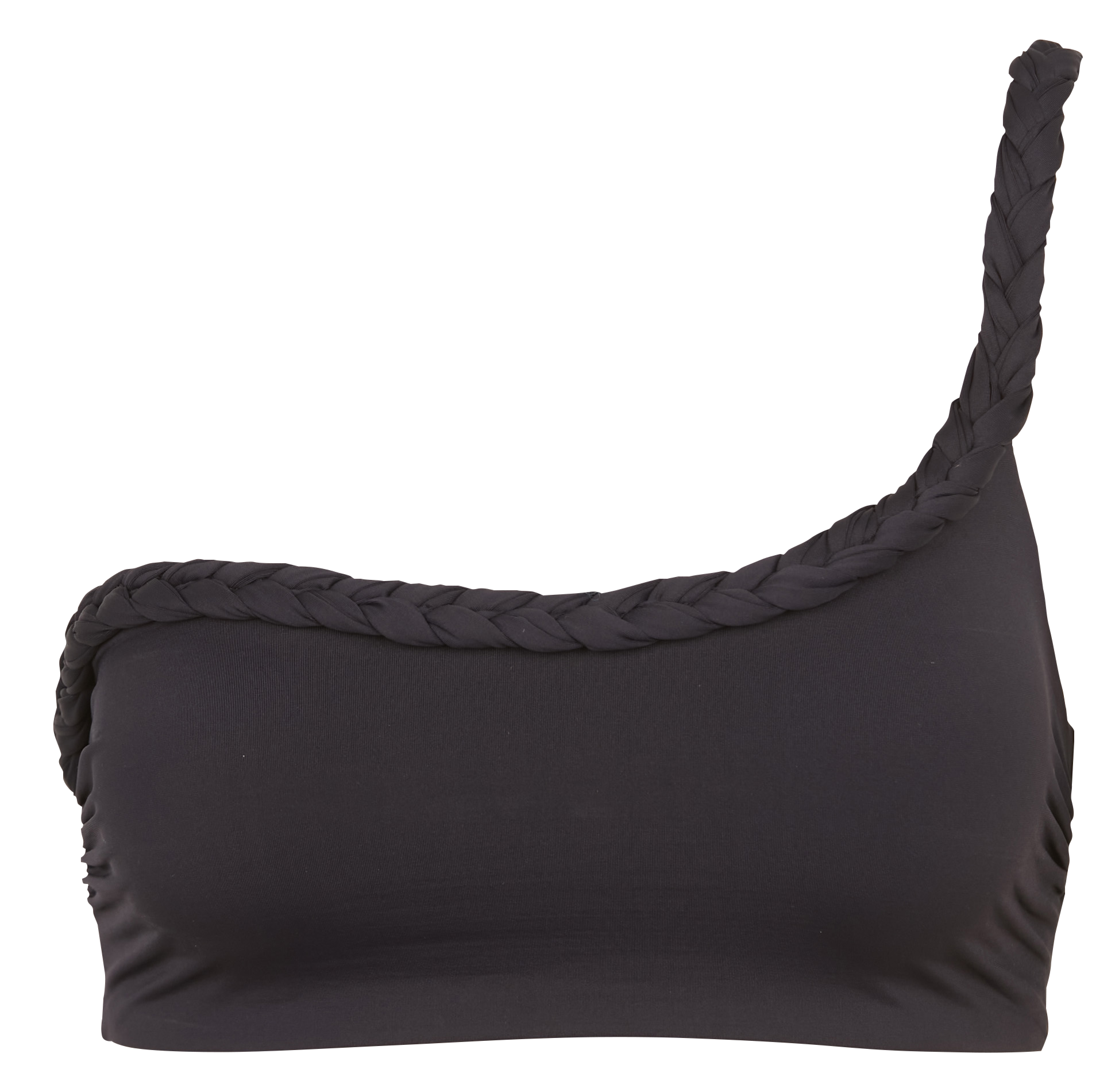 LISA - Haut de maillot de bain asymétrique | Noir