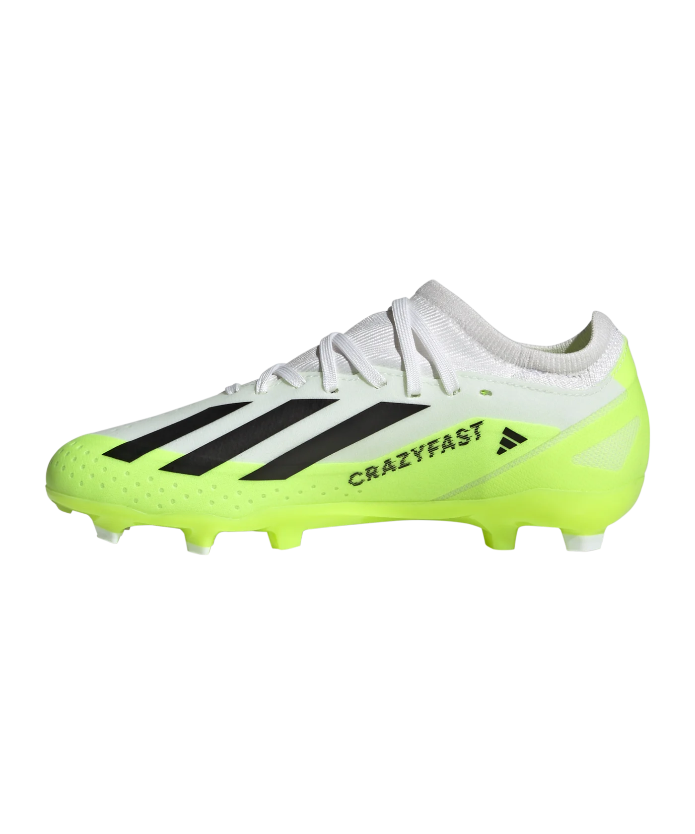 adidas X Crazyfast.3 FG Crazyrush Kids Weiss Schwarz Gelb