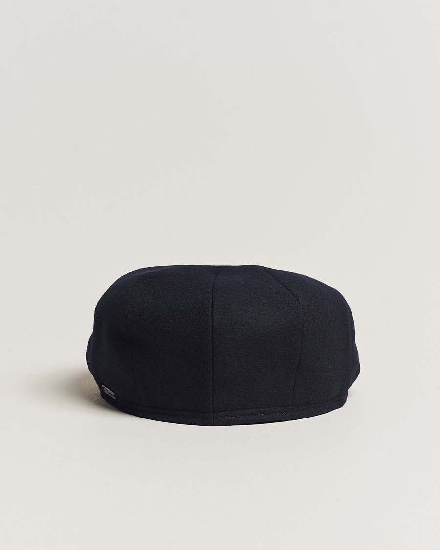 Wigéns Ivy Slim Donegal Wool Navy