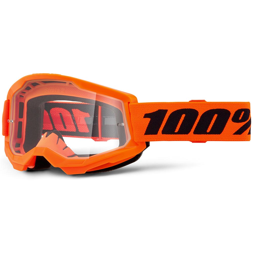 100% - Masque Strata 2 Orange fluo