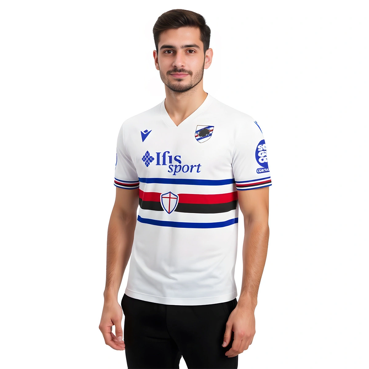 Camisola Macron UC Sampdoria Segundo Equipamento 2025-2026