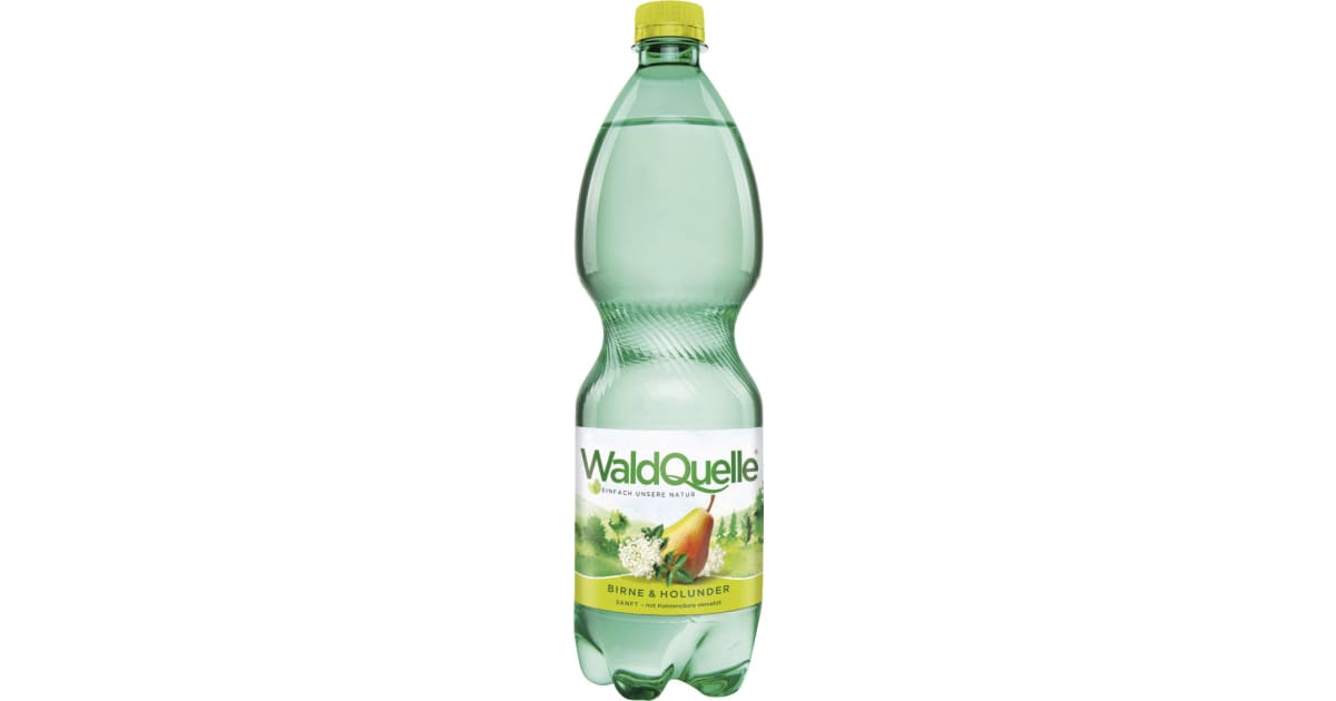 Waldquelle Birne und Holunder 1,0 Liter (Einweg)
