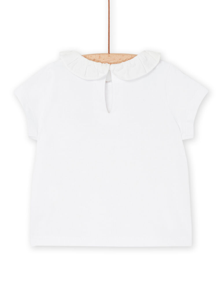 T-shirt blanc à manches courtes