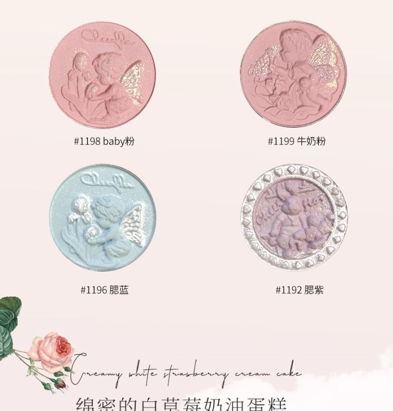 CHEERFLOR - Angel Gallery Series Bunny Embossed Blusher - 2 kleuren