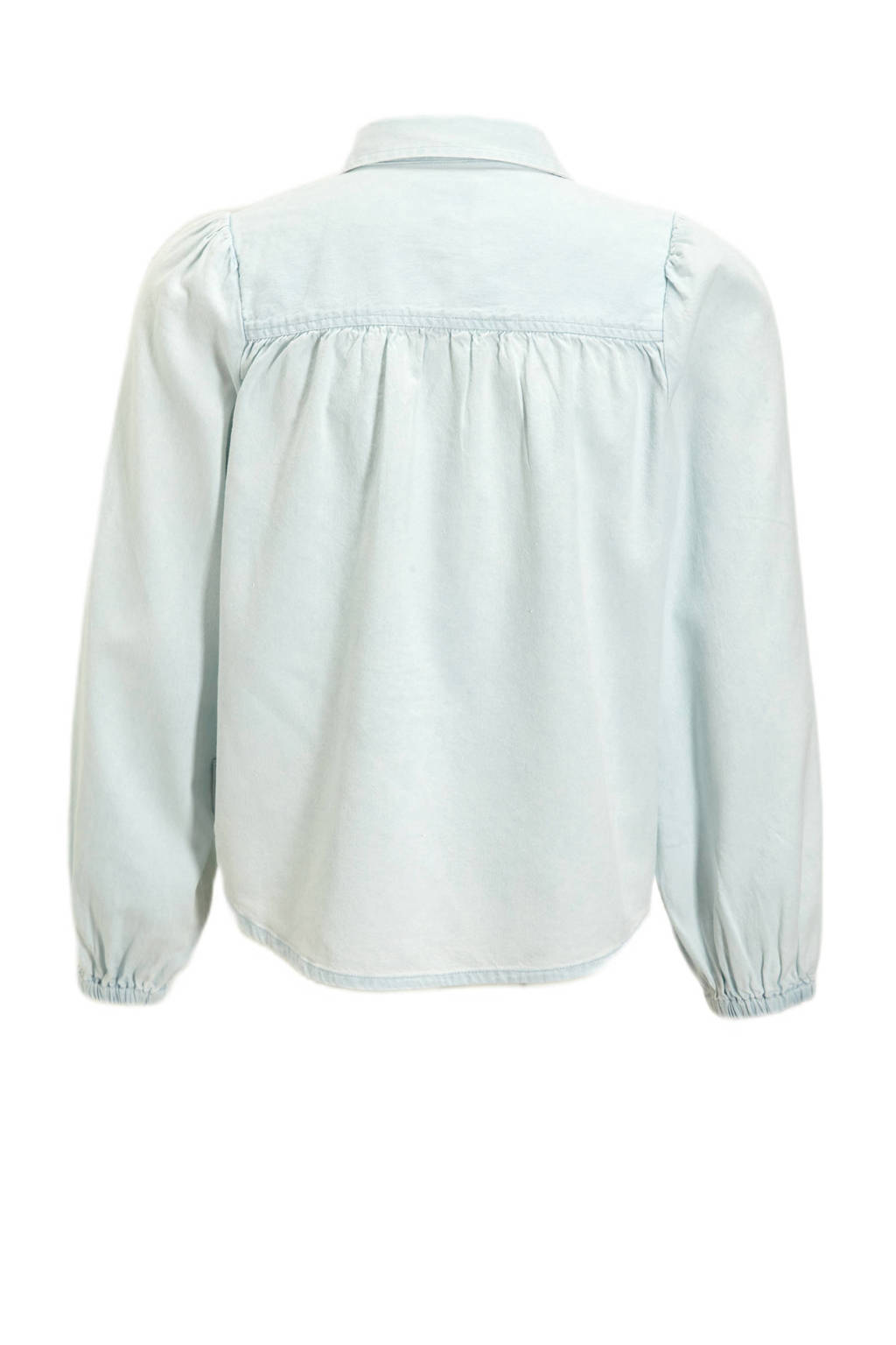 Me & My Monkey denim blouse Pilar lichtblauw
