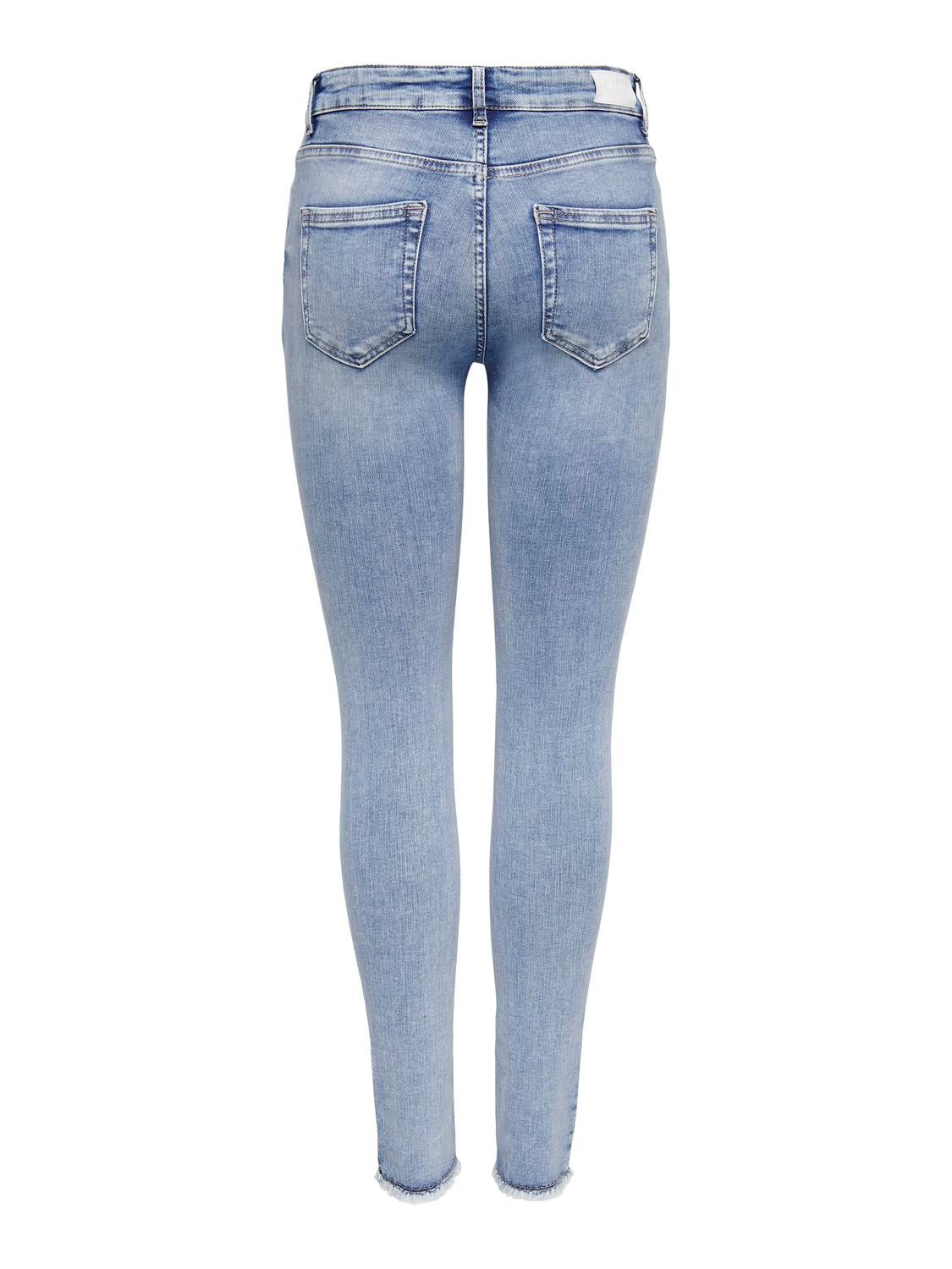 ONLBLUSH Mittlere Taille Skinny Fit Jeans Medium Blue Denim