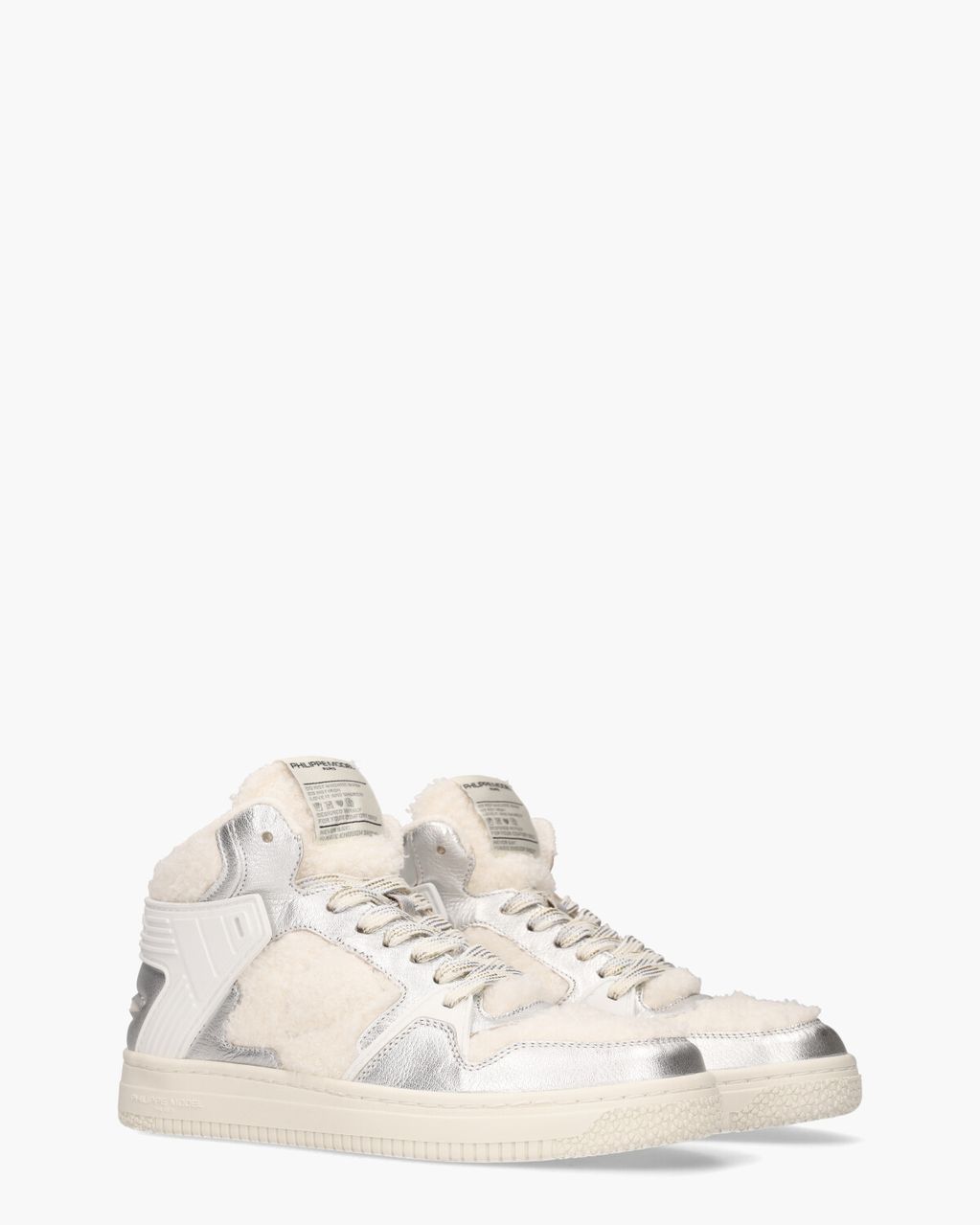 Philippe Model La Grande Off-White/Zilver Damessneakers