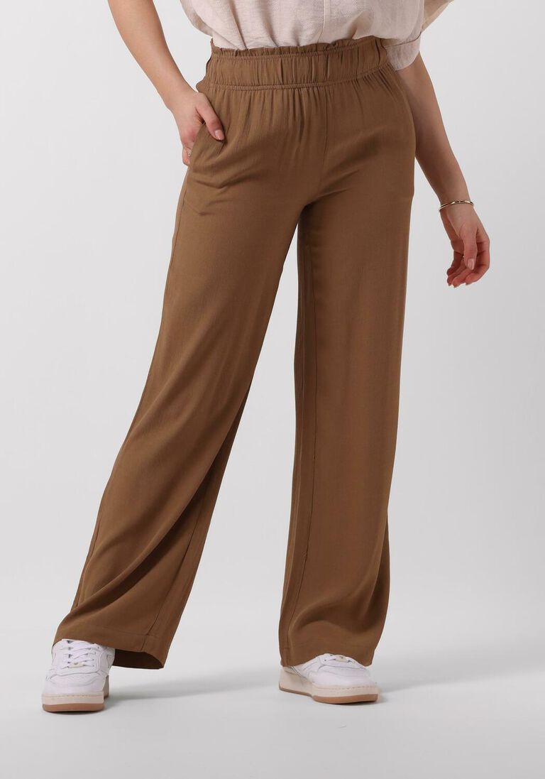 BY-BAR khaki by-bar wijde broek robyn viscose pants