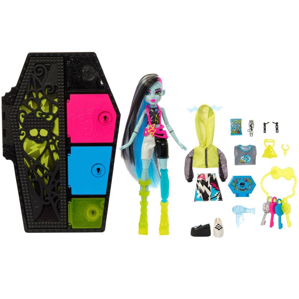 Monster High Skulltimate Secrets Neon Frights Frankie Stein Puppen-Modeset