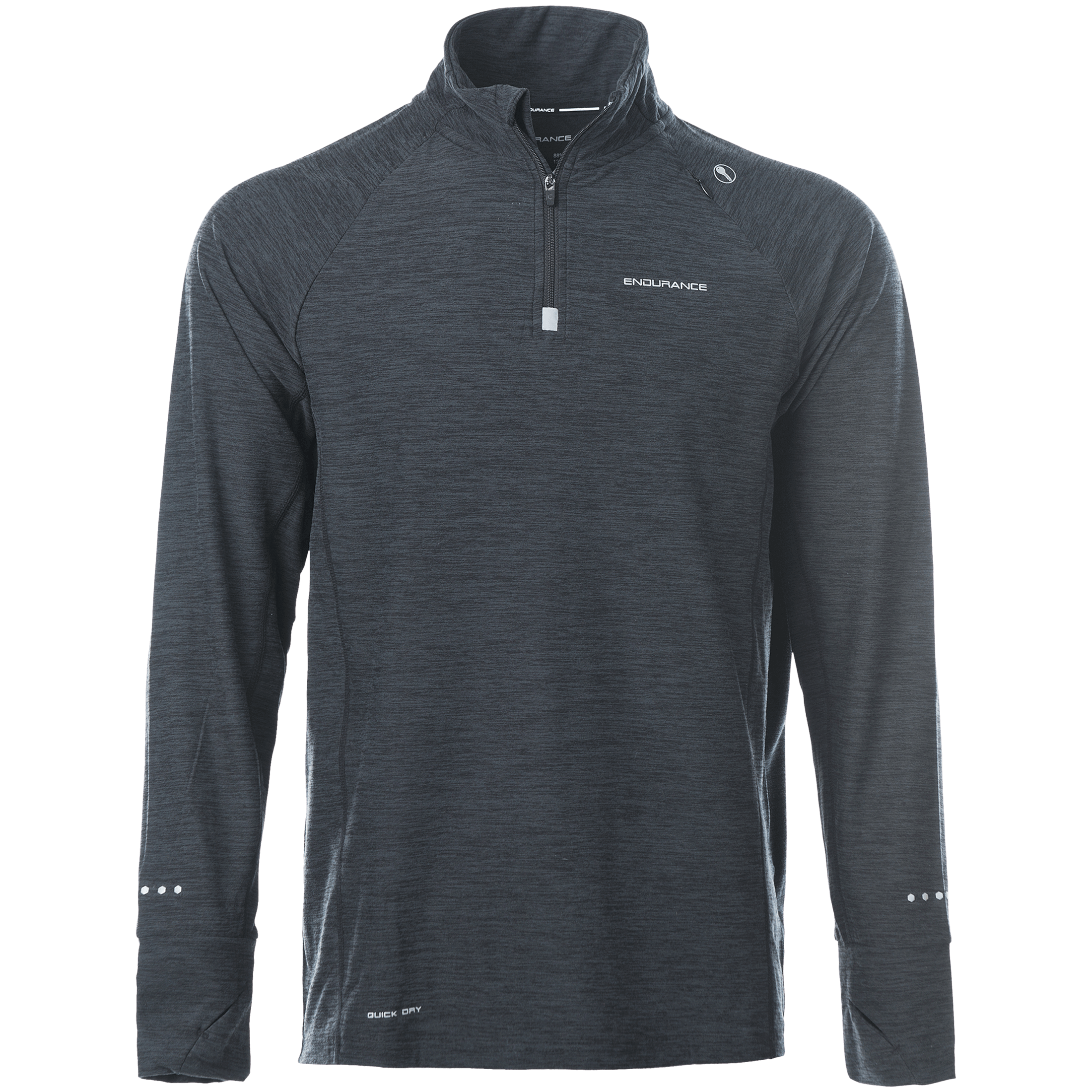 Endurance Chrysan M Melange Performance Midlayer - Treningstøy