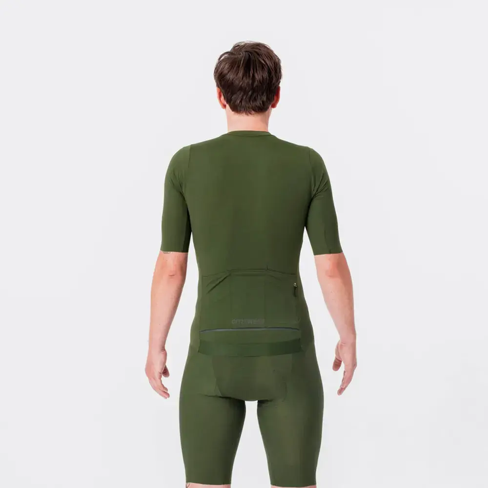 GORE Wear Distance Fietsshirt Korte Mouwen Groen Heren