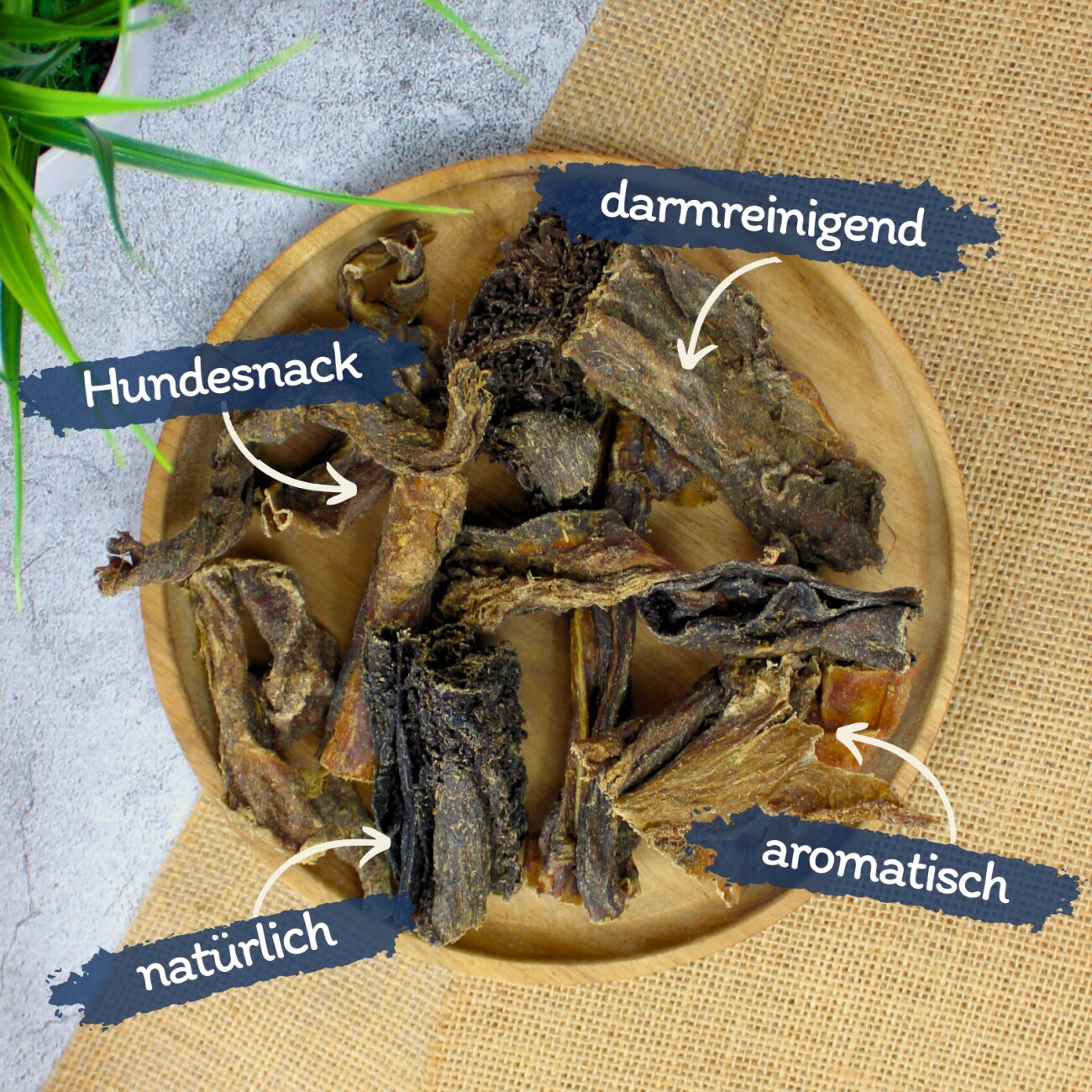 Lyra Pet Rinderpansen 2 - 10 cm 1 kg