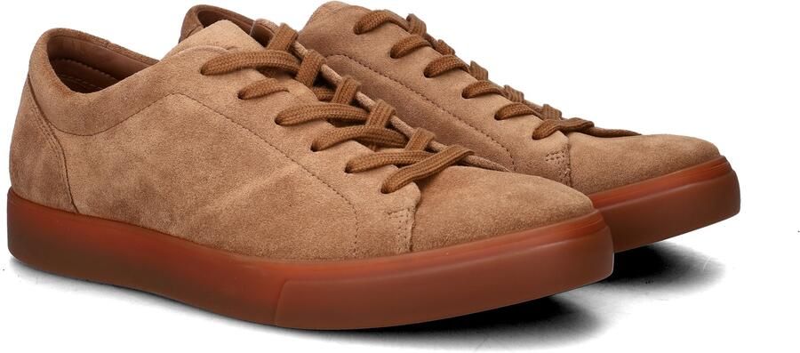 ECCO Soft 10 M lace Sneakers bruin Suéde