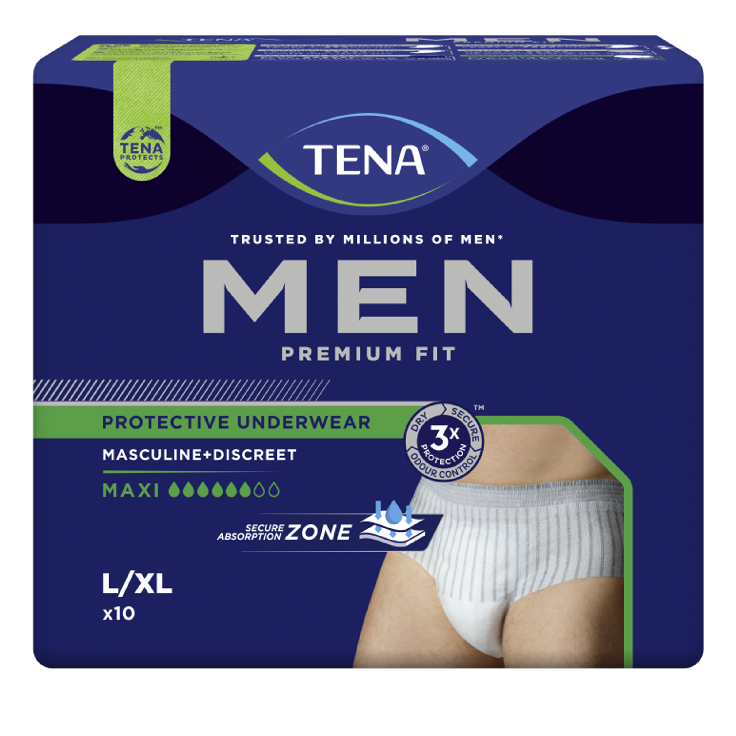 Tena Men Premium Fit Maxi Large/XL (10 stuks)