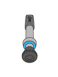 Milkit Tubeless Ventiler Sæt af 2 stk. 45mm