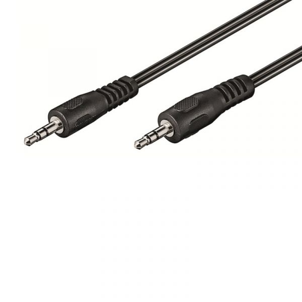 Ewent Cabo Extensão de Áudio EW-220101 Jack 3.5mm Macho/Macho 5m Black